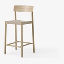 Chaise de comptoir Betty TK12 – assise sangle de lin