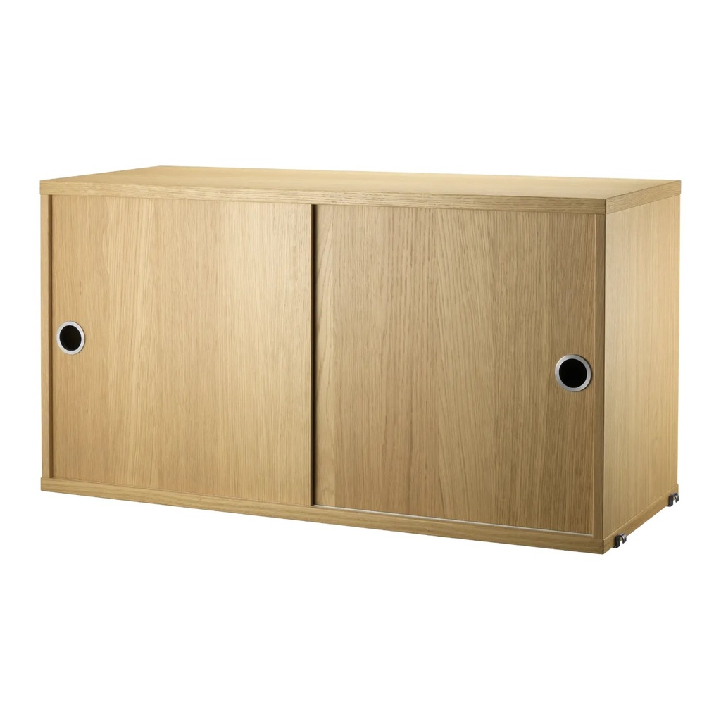 Caisson à portes coulissantes String — 78 × 42 × 30 cm