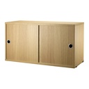 Caisson à portes coulissantes String — 78 × 42 × 30 cm