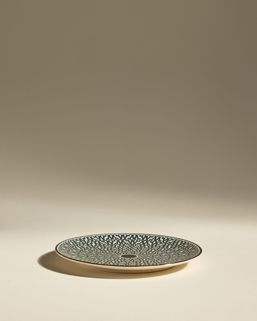 Assiette plate Sarah - bleu Sarah