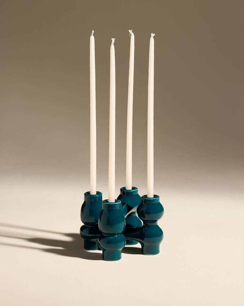 Bougeoir Chouchou - bleu Sarah