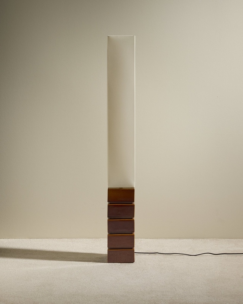 Lampadaire Tower - noisette - 15x15xh129