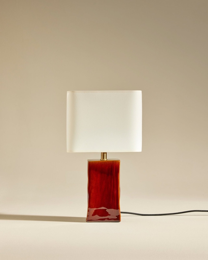 Lampe à poser Nomad - noisette - h43x15cm
