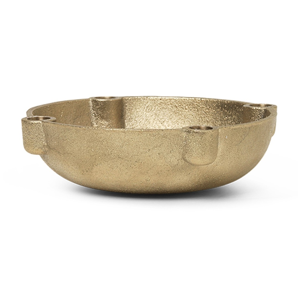 Bougeoir Bowl – petit – laiton