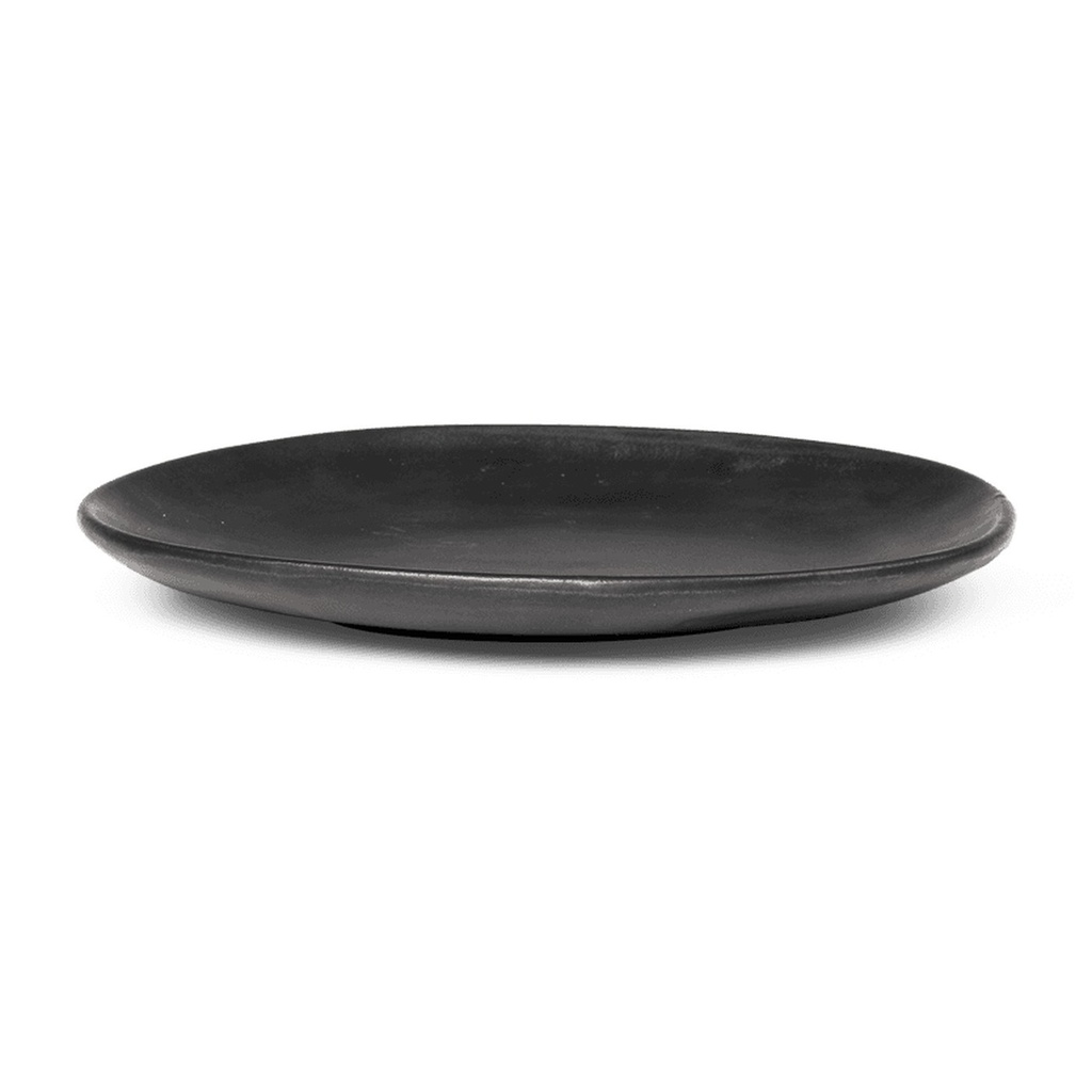 Assiette Flow – petite – noir