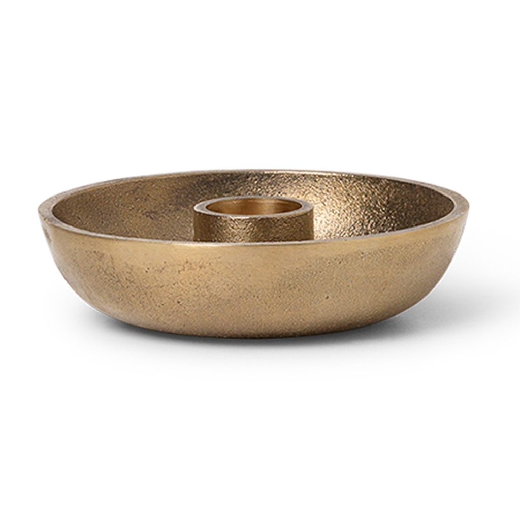 Bougeoir Bowl – simple – laiton