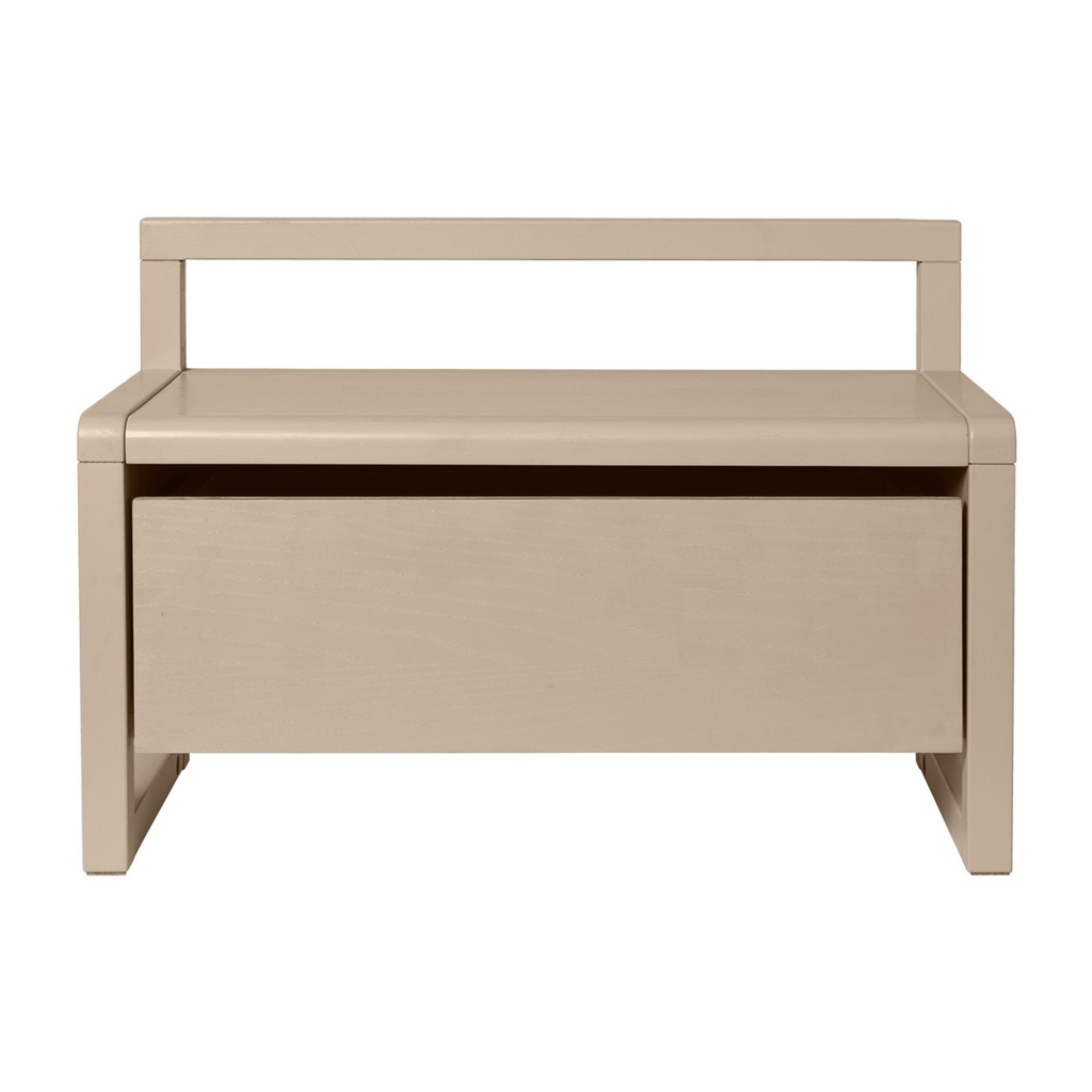 Banc de rangement Little Architect – cachemire