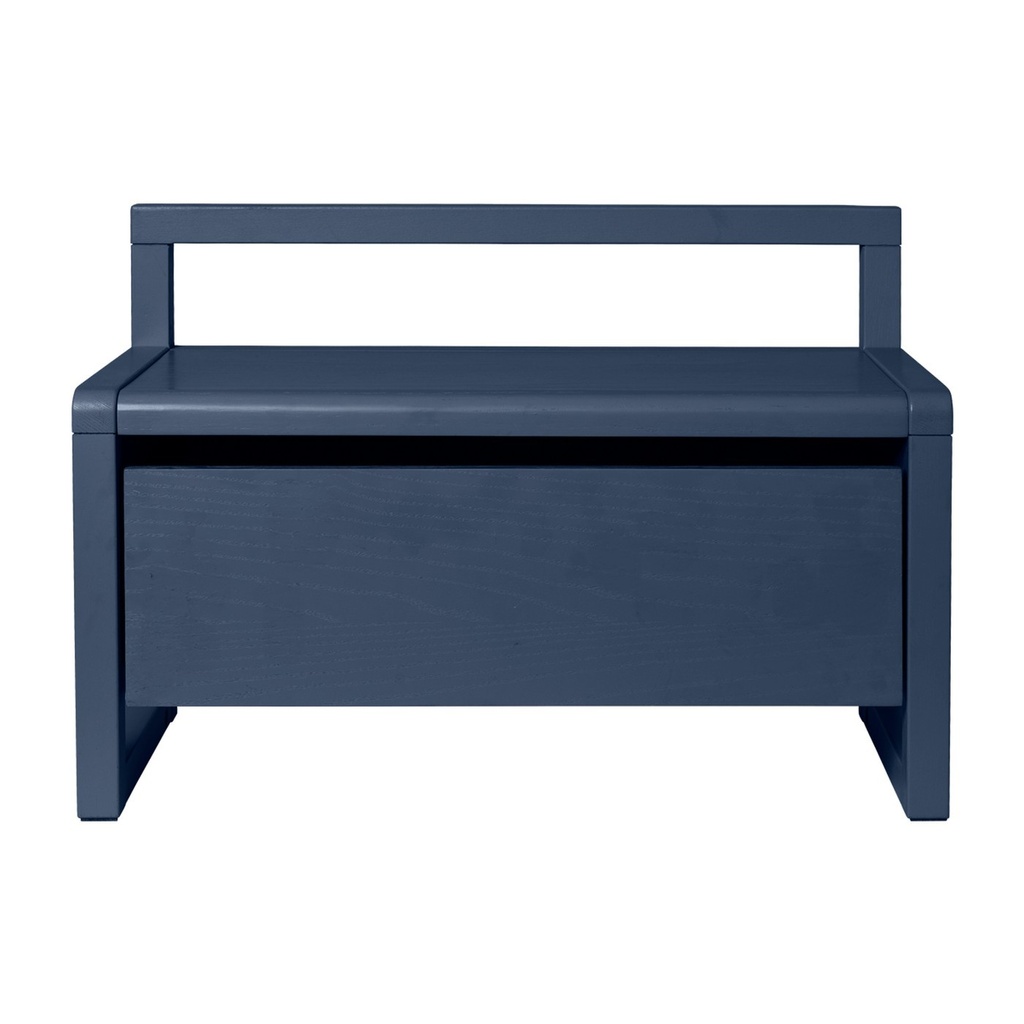 Banc de rangement Little Architect – bleu foncé