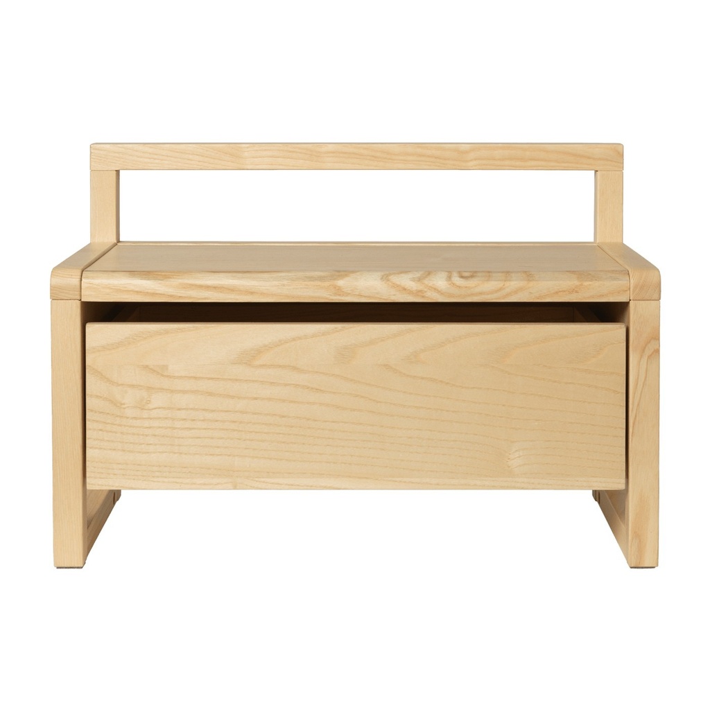 Banc de rangement Little Architect – frêne