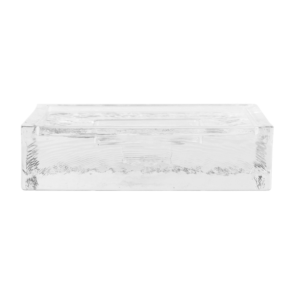 Bougeoir Gradia – carré – transparent