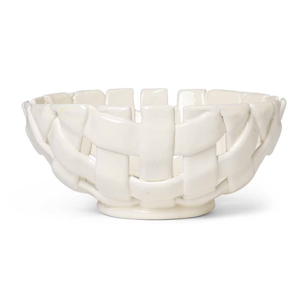 Bol Plait – blanc cassé – Ø24 cm