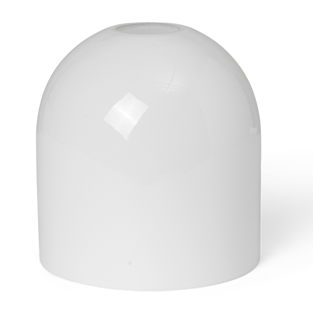 Abat-jour opale Bell – blanc
