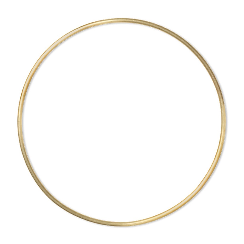 Cercle décoratif Deco Frame – laiton – Ø45 cm