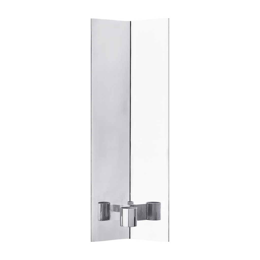 Bougeoir mural Eddy – poli miroir