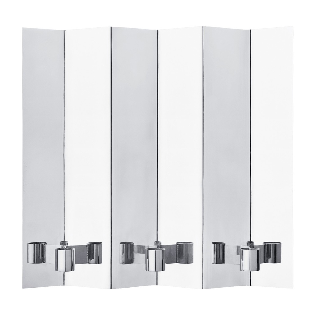Bougeoir mural Eddy 3 – poli miroir