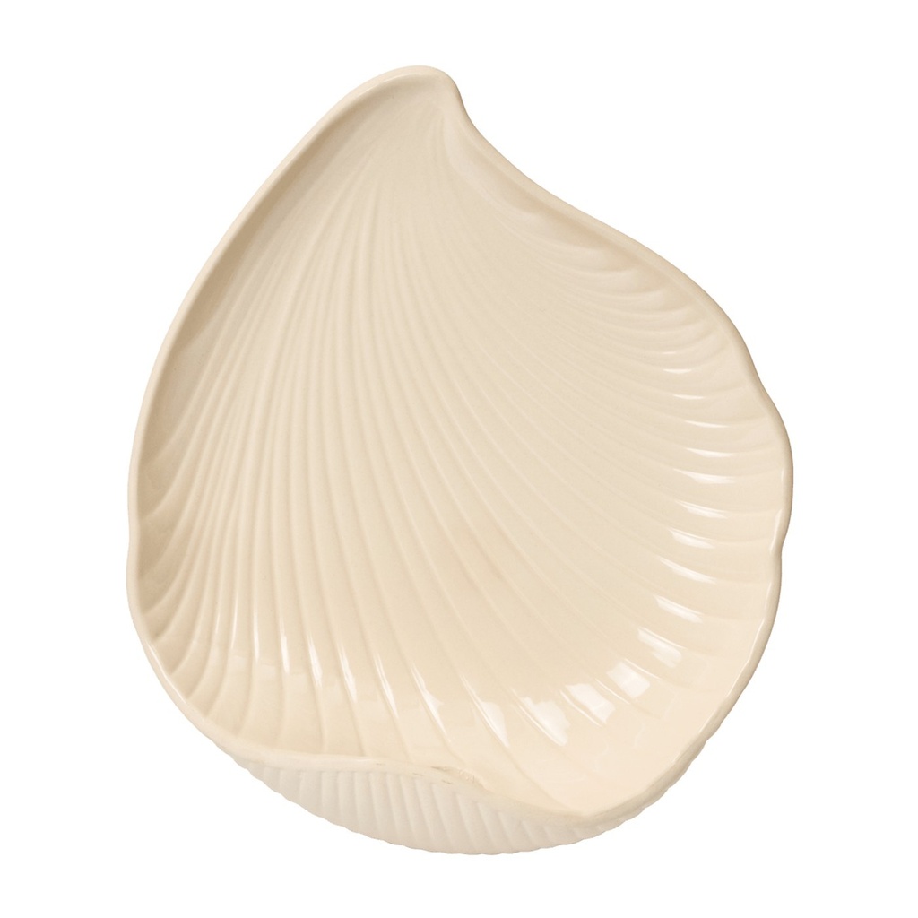 Bougeoir mural Shell – blanc cassé