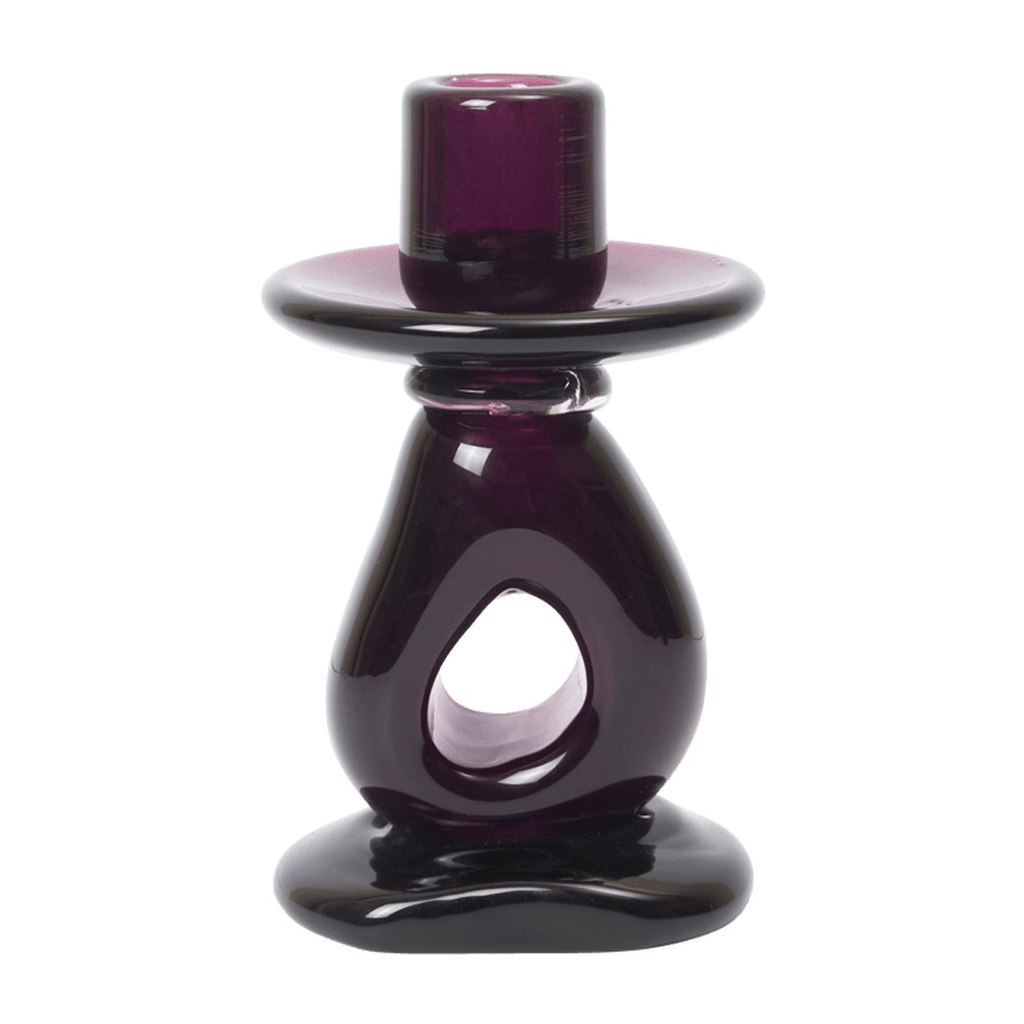 Bougeoir Damo – raisin foncé