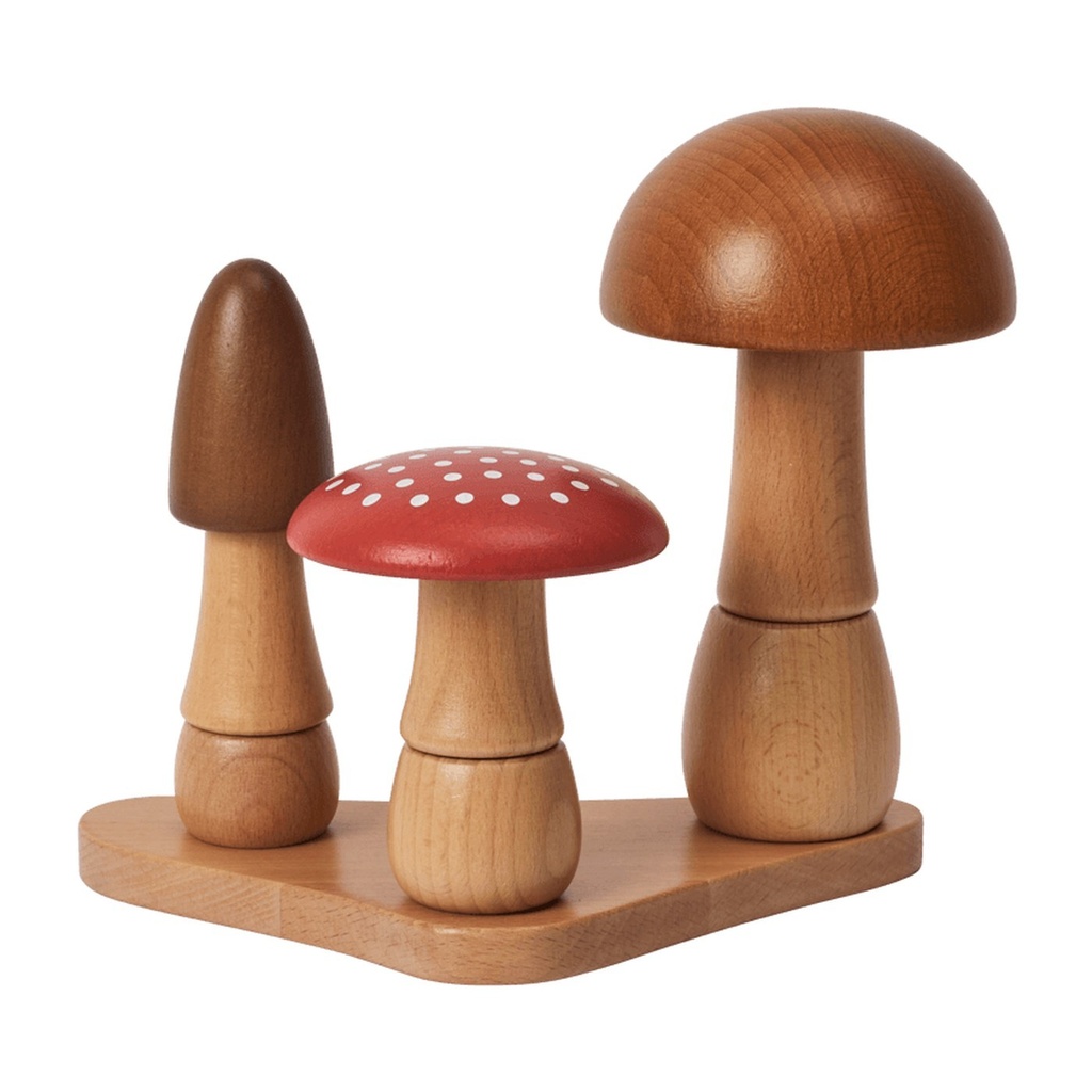 Blocs à empiler Mushroom – multicolore