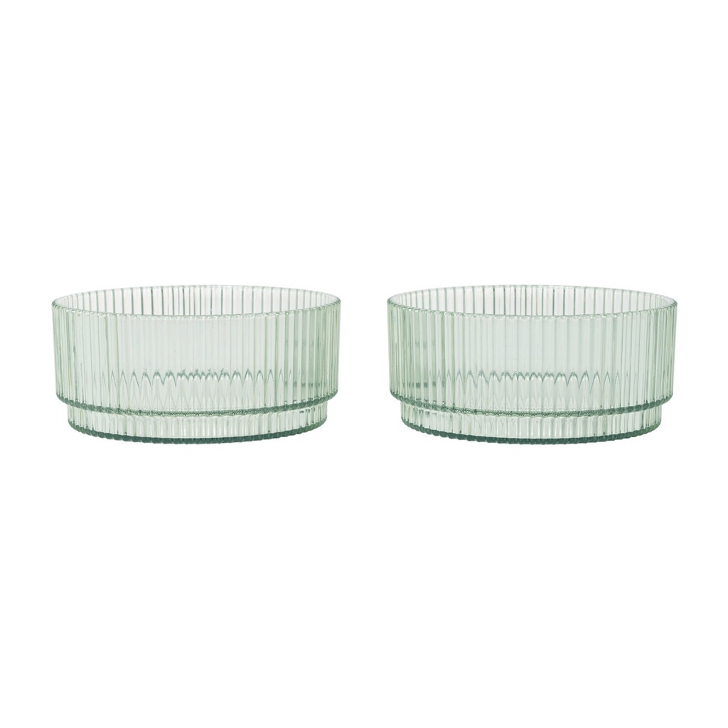 Bols enfant Ripple – Tea Green – lot de 2