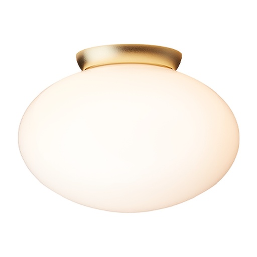 [2079004] Applique Rizzatto 301 – laiton satiné / verre opale