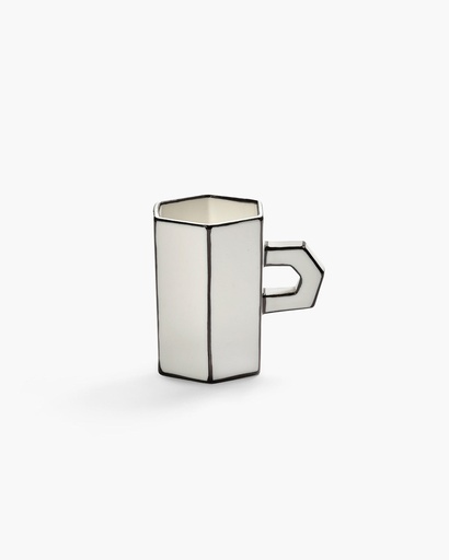 [B0125003-008] Tasse à expresso double – blanc/noir