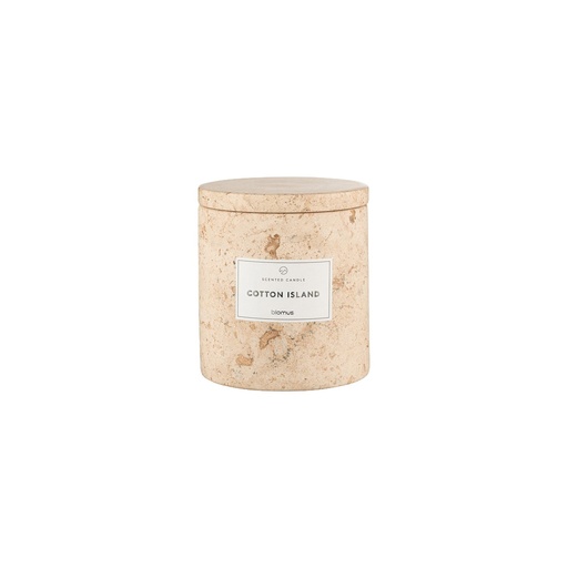 [65450] Frabli L bougie parfumée - travertin - Cotton Island