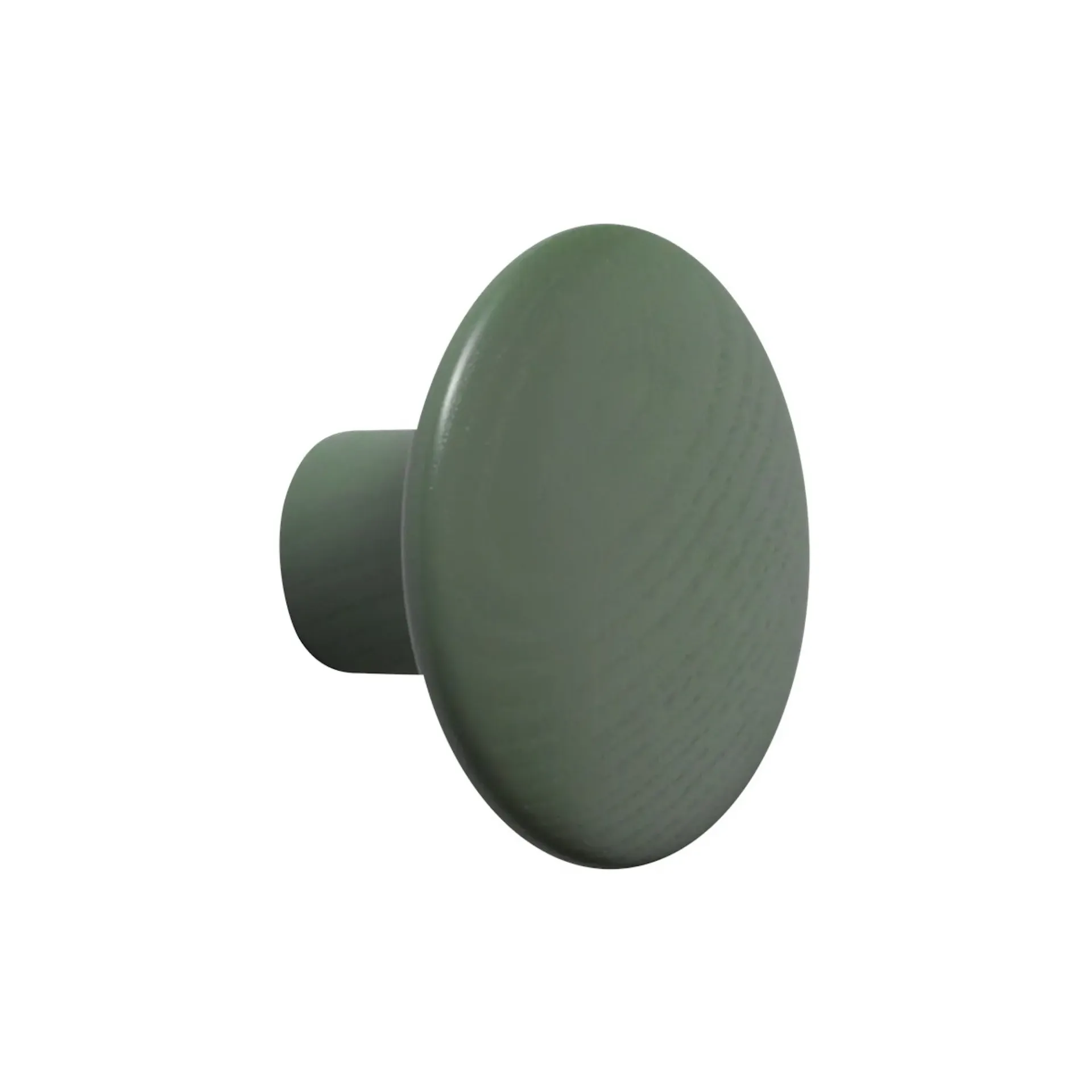 [03183] Patère DOTS bois – dusty green – Ø9