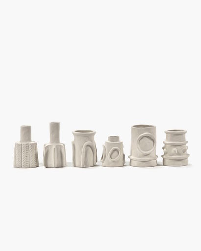 [B7323017-100] Vase Molly – beige – 7,5 × 6 × 10 cm