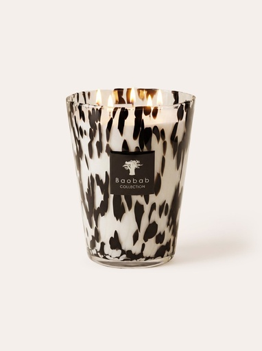 [MAX24PB] Bougie parfumée Pearls Black – Grande 24 cm