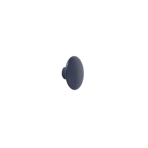 [03234] Patère DOTS bois – bleu nuit – Ø6,5