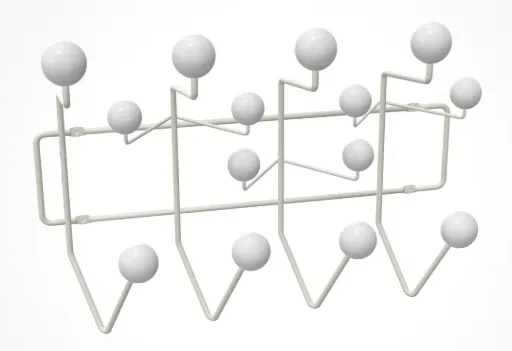 [20119114] Porte-manteau hang it all - blanc chaud