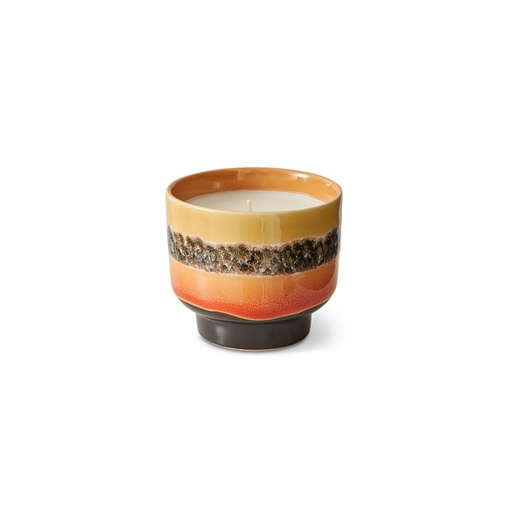 [ACS0009] 70s Ceramics : petite bougie parfumée - tulum