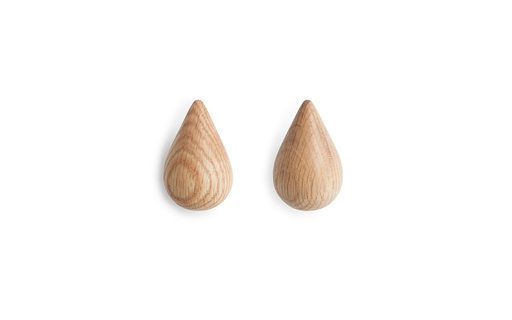 [331540] Lot de 2 patères dropit - s - chêne