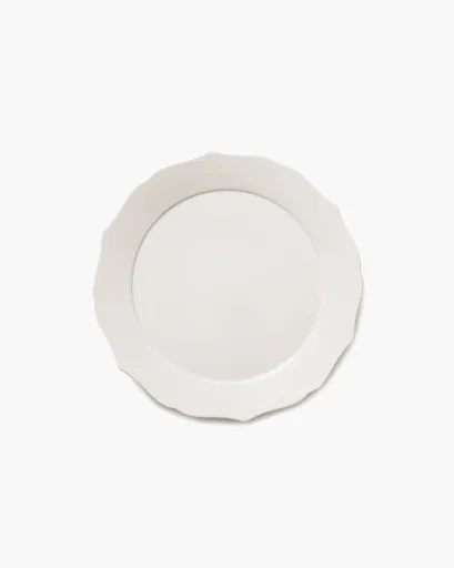 Assiette plate Silhouette L – blanc