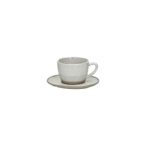 [40982-LGR-73] Primeval - tasse & soucoupe - porcelaine - 11,4 × 10 × 5,8 cm - gris clair