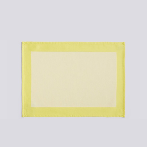 [AE046-A652] Set de table Mat – jaune – 43x31 cm