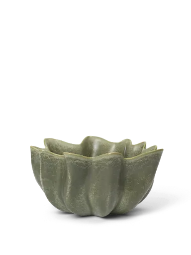 [1104269042] Nium bowl L - dark sage D36