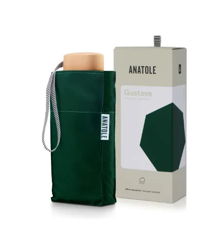 [01VERT] Mini parapluie vert - micro & solide - Gustave