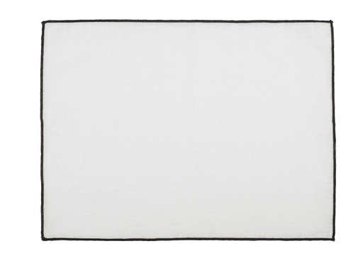 [100322_00_033] Set de table Haomy borgo - blanc - 35x45 cm