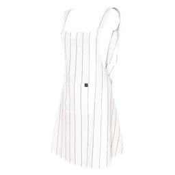 Tablier japonais Haomy calvi - blanc