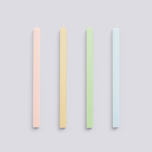 [AE729-D811] Bougie Square – Fresh – set de 4