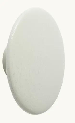 [03311] Patère DOTS bois – off white – Ø17
