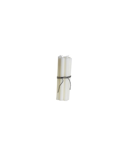 [201210003] Bougie fine - blanc - h13 cm