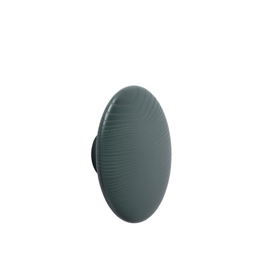 [03315] Patère dots bois – vert foncé – Ø17