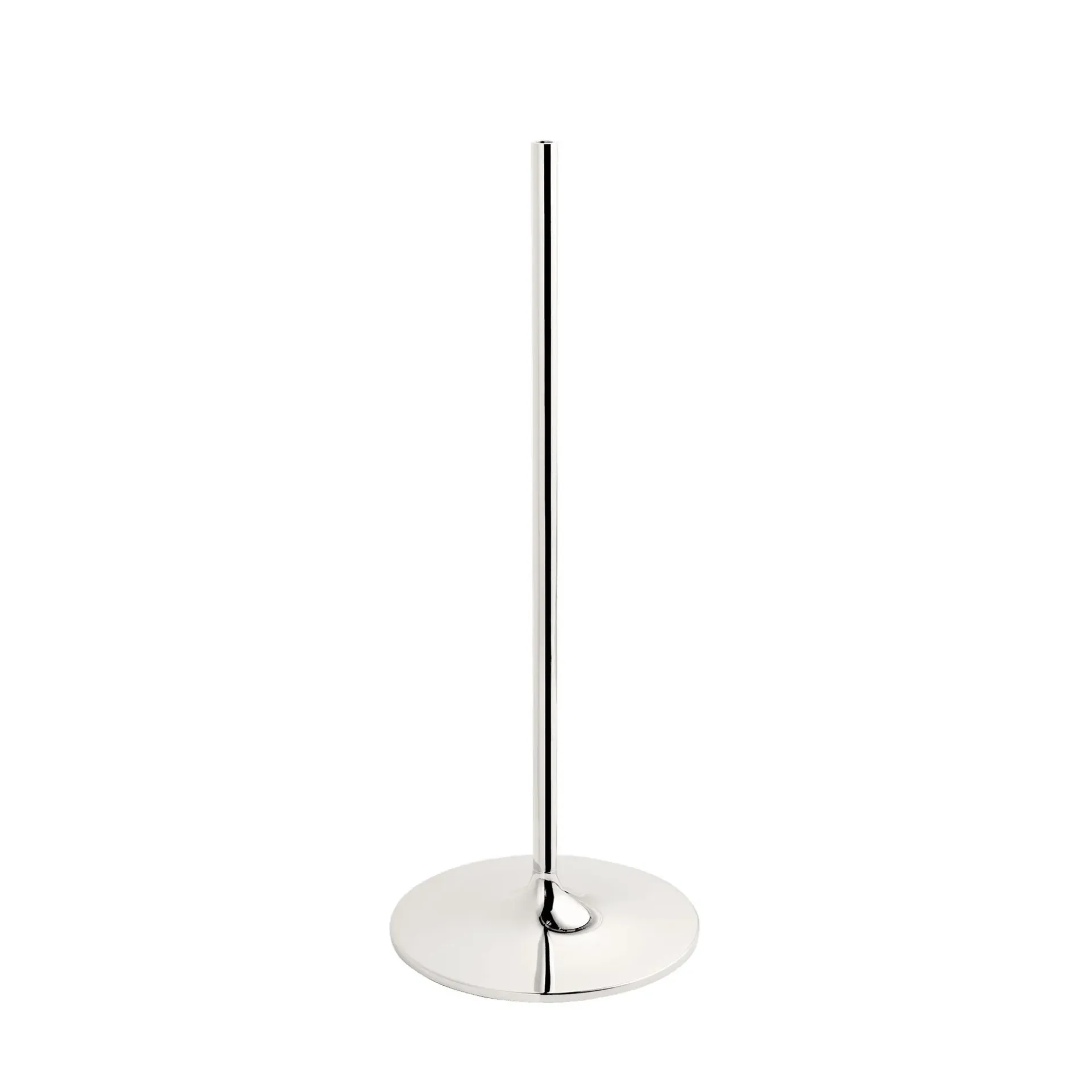 [7004] Support de sol stoff nagel - chrome - h: 70 cm, ø: 25 cm