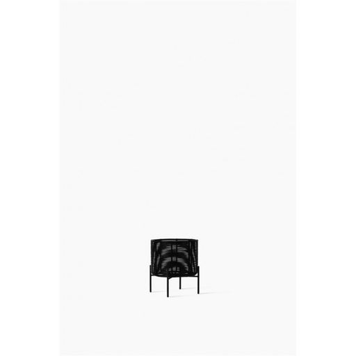 [GA902S010] Pot ivo - stand medium - black - h45 cm x d40 cm