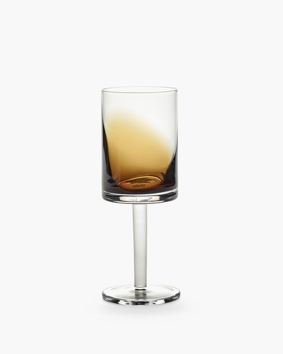 [B0823015-705] Verre à vin blanc Ambre Zuma – 7x7x19 cm