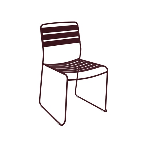 [1225B9] Surprising - chaise empilable - cerise noire