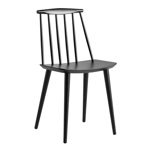 [AA569-A208] Chaise J77 - hêtre laqué noir