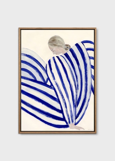 [10539-3] Sofia lind, blue stripe at concorde (30x40)